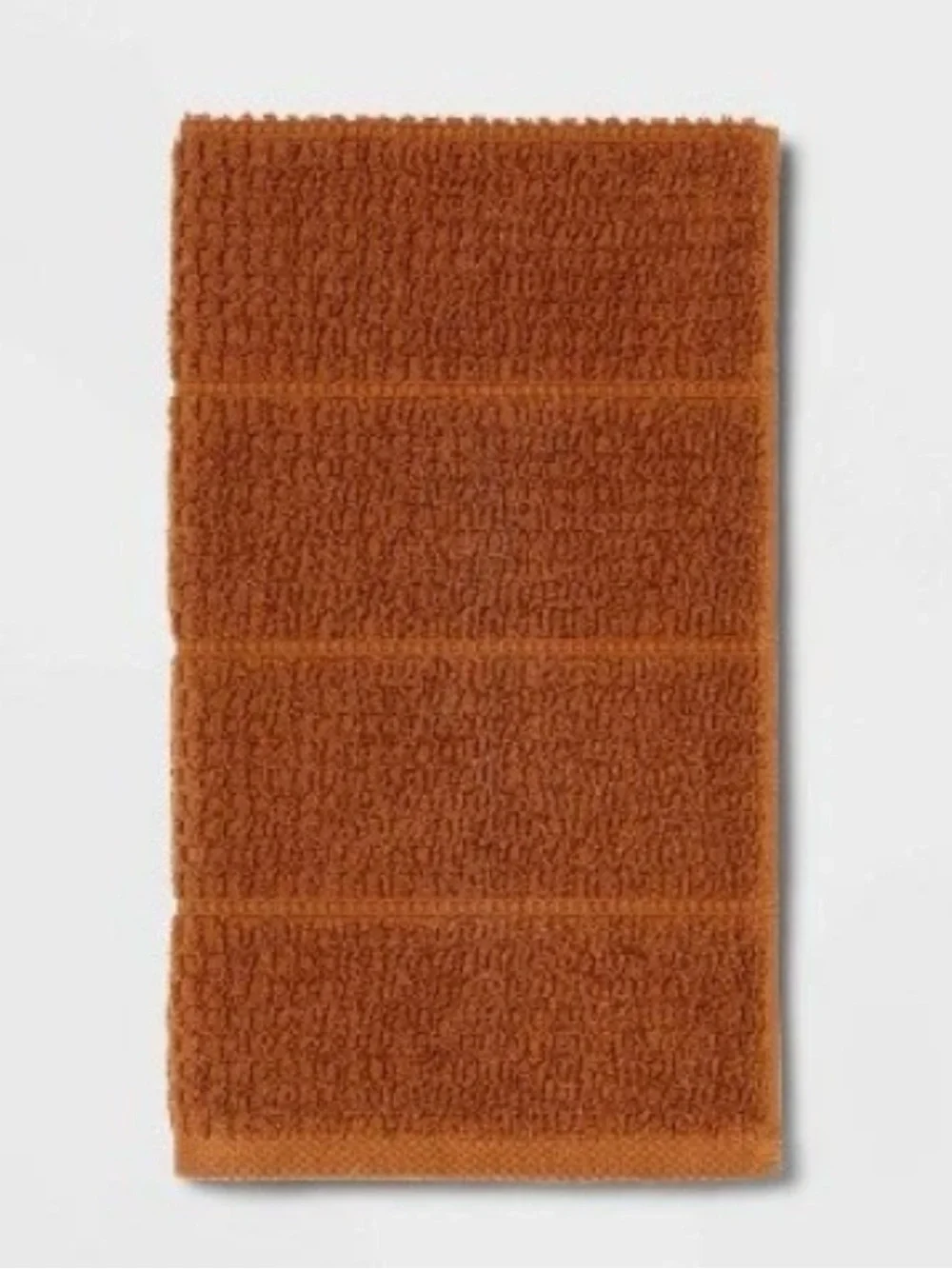 NWT Threshold 4pc Performance Plus Bath Towel Set 2 Bath + 2 Hand Rust Orange